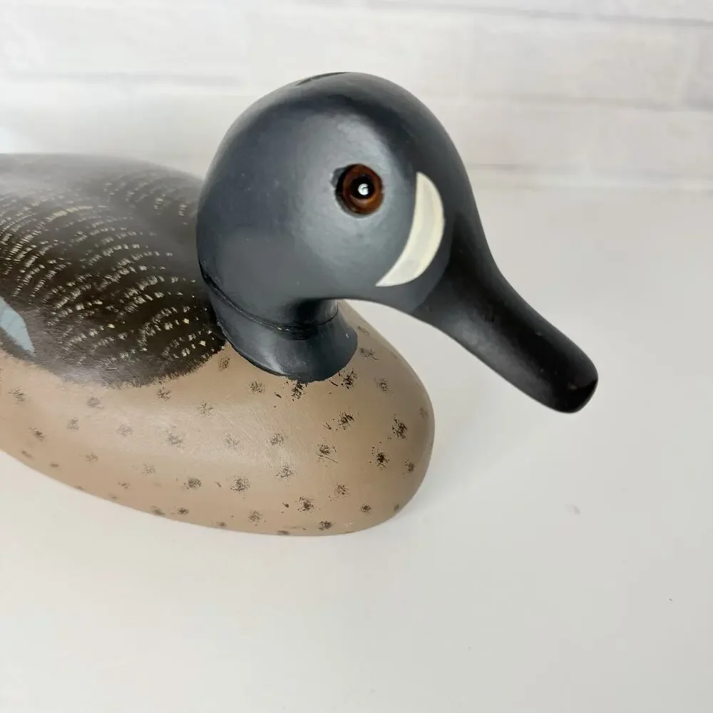 The Decoy Shop Blue Winged Teal Duck Decoy H. Heap III 1980 Signed 11 Inch